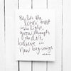 Be Like The Lotus Hand Lettered Poetry Encouragement Card