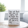 Heart Conversations Hand Lettered Poetry Encouragement Card