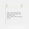 I Must Go To Her Hand Lettered Poetry Art Print