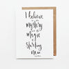 The Magic Of Starting New Hand Lettered Affirmation Encouragement Card