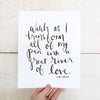 Watch As I Transform Hand Lettered Affirmation Art Print